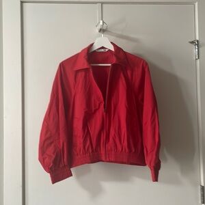 Red xs bomber Jacket